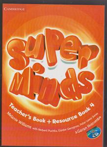 تیچرز بوک سوپر مایند teachers book super minds 4