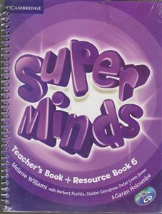 سوپر مایند تیچر بوک 6  super minds teachers book 6