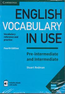 english vocabulary in use pre-intermediet and intermediet انگلیش وکب این یوز