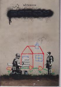 دفتر یادداشت خط دار banksy کد(488)