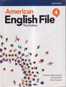 امریکن انگلیش فایل 4 american english file  ادیشن 3