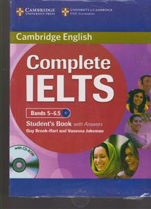 CAMBRIDGE COMPLETE IELTS  5 - 6.5  + 2CD B2 کامپلیت آیلتس