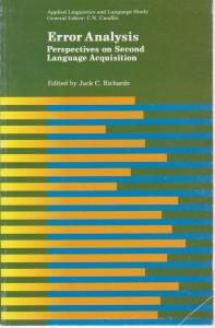ارورانالیزERROR ANALYSIS perspectives  on second  language acquisition