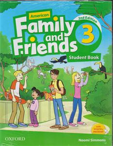 آمریکن انگلیش فامیلی اند فرندز 3 استیودنت+ورکfamily and friends 3