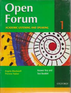 اپن فرام 1 آکادمیک لیسنینگ اند اسپیکینگ open forum academic listening and speaking1