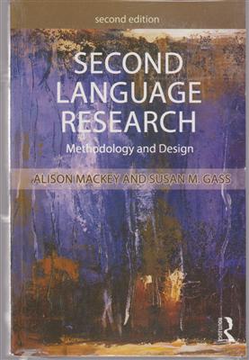 سکند لنگویج ریسرچ متدزsecond language research methods  ویرایش 2
