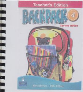 back pack 4 teacher's book تیچرز بوک