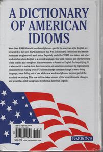 A dictionary of american idioms دیکشنری امریکن ادمیز